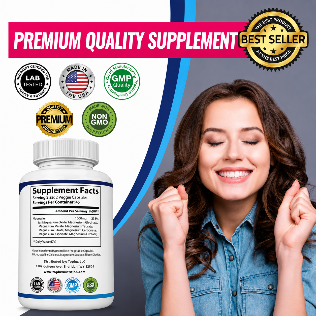 Magnesium Complex – 8 Bioavailable Forms