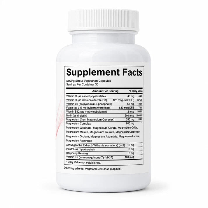 Magnesium Complex for Women | 20-in-1 Daily Wellness Formula