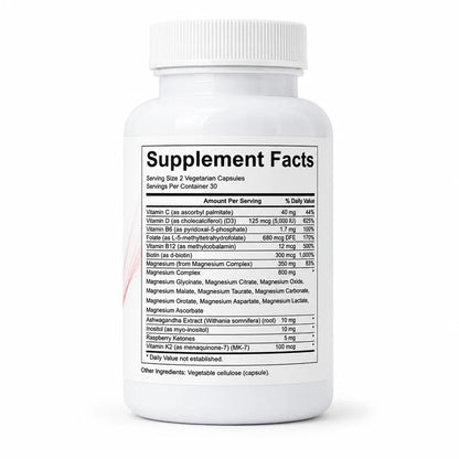 Magnesium Complex for Women | 20-in-1 Daily Wellness Formula