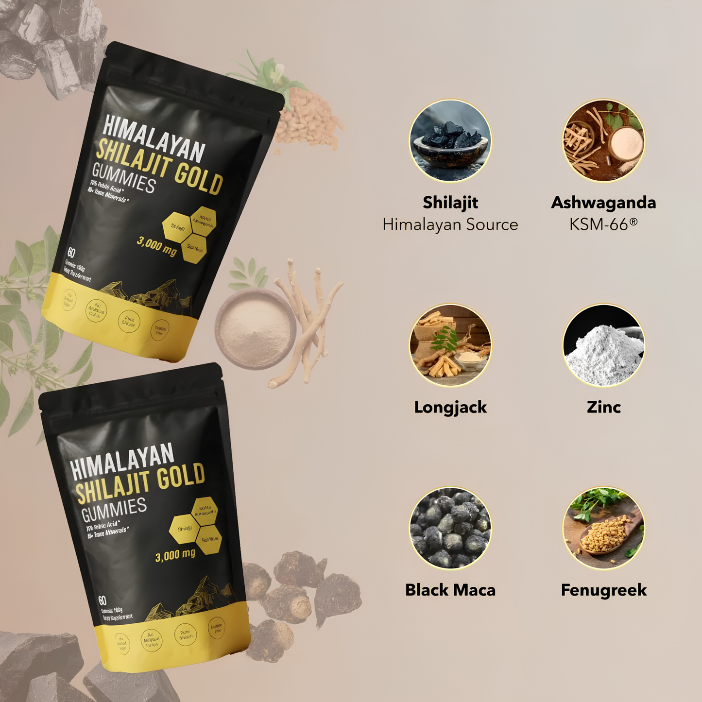 Pure Himalayan Shilajit Gummies