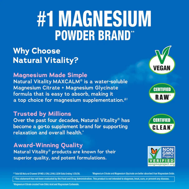 LAAMS WELLNESS MAX CALM Magnesium Powder