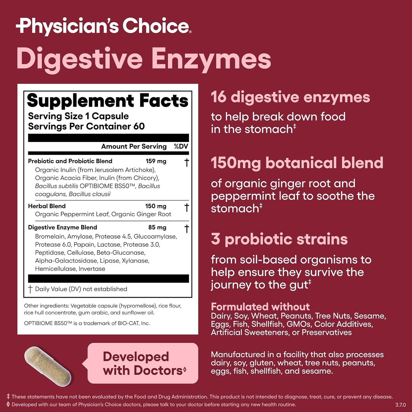 Digestive Enzymes + Probiotics & Prebiotics
