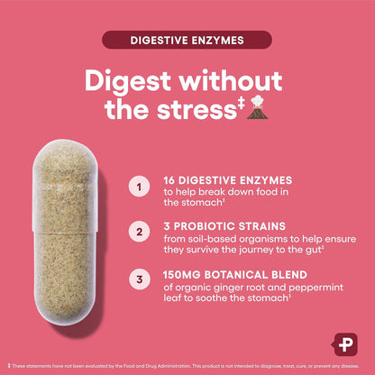 Digestive Enzymes + Probiotics & Prebiotics