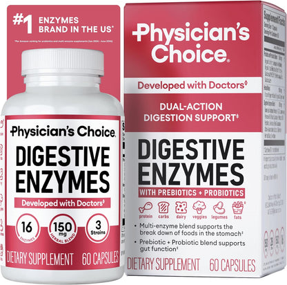 Digestive Enzymes + Probiotics & Prebiotics