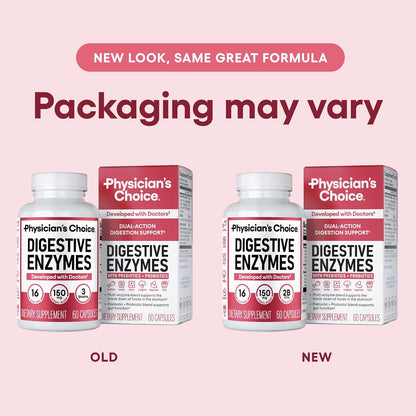 Digestive Enzymes + Probiotics & Prebiotics